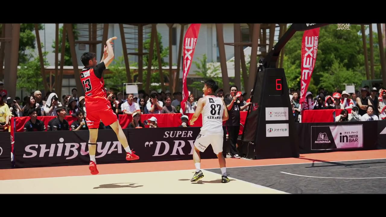 3×3バスケットボール大会のダイジェスト映像